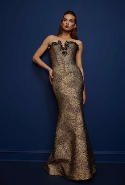 hudson bay dresses formal Anne Barge Black Label Evening Gown US 4 Scoop-Neck