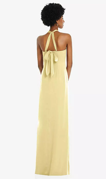 dessy yellow bridesmaid dresses Dessy Collection 3110 Multi-Way Whisper Satin