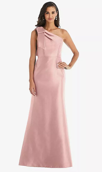 alfred sung champagne bridesmaid dresses Dessy: Alfred Sung D794