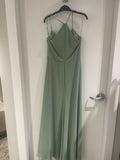 Amsale Bridesmaid "Cami" in Sage, Size 8