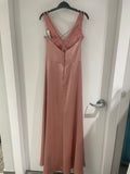 Amsale Bridesmaids "Kelani" in Rose Quartz Size 8