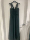 Amsale Bridesmaids "Aisha" in Hunter Size 8