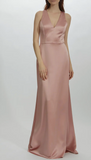 Amsale Bridesmaids "Kelani" in Rose Quartz Size 8