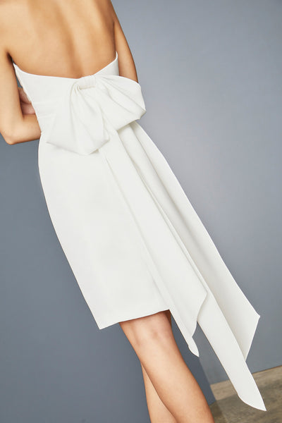 Amsale Little White Dress LW150