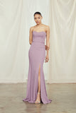 Amsale Bridesmaids "GB106P", Mauve, Size 6