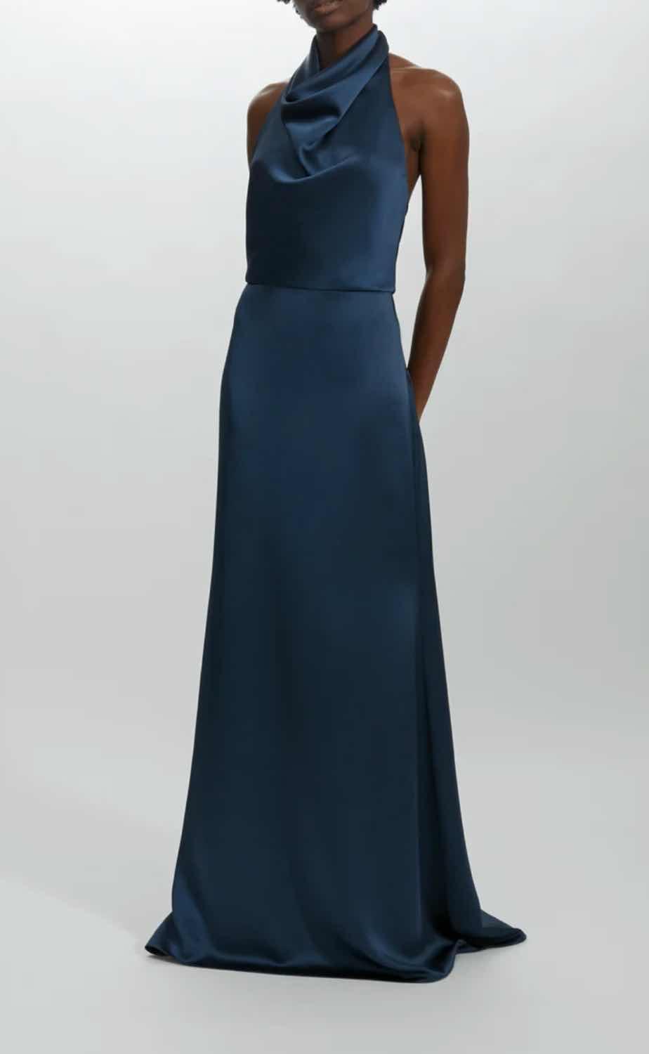 amsale prom dress Amsale Austin 14 / Platinum