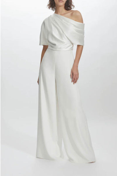 Amsale Little White Jumpsuit 