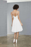 Amsale Little White Dress "LW137"