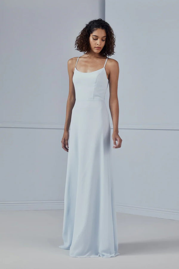 Amsale Bridesmaid "Cami" in Sage, Size 8