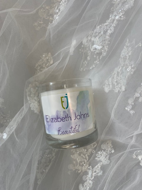 "Beautiful" Candle by Elizabeth Johns