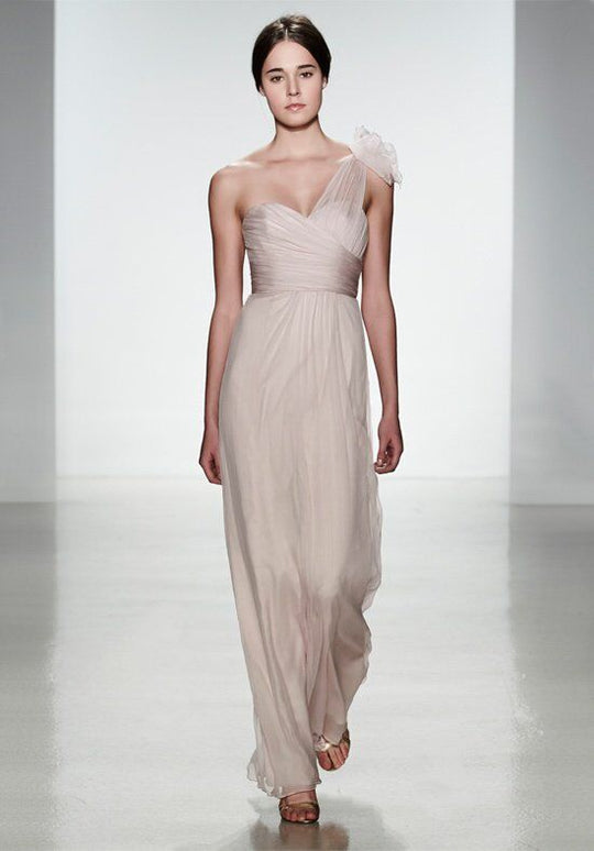 Amsale Bridesmaids G787C in Champagne Size 10