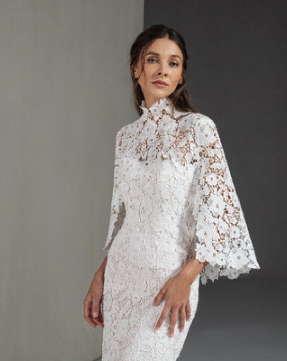 ANGELICA SHAWL by Peter Langner Bridal