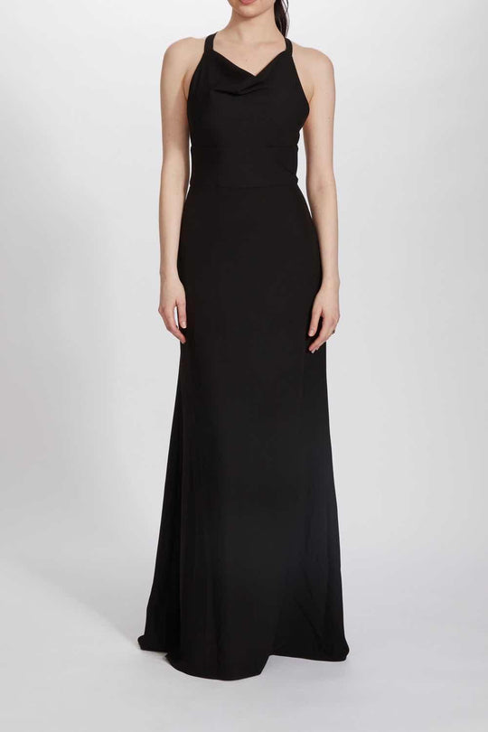 $25 Super Sale: Amsale Bridesmaid "Baiden" Size 8, Color: Black