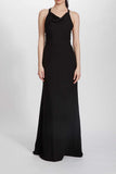 $25 Super Sale: Amsale Bridesmaid "Baiden" Size 8, Color: Black