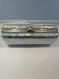 Silver Sequin Clutch