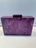 Purple Acrylic Clutch