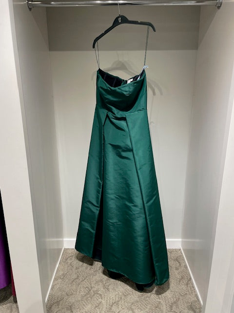 Pamela Roland Modified Strapless: Emerald, Size 12