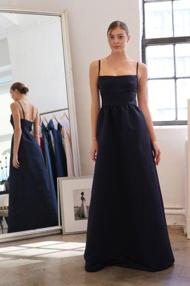 $25 Super Sale Amsale Bridesmaids "Ever" Size: 8, Color: Navy